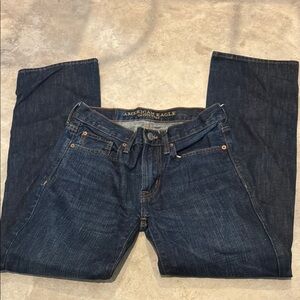 American Eagle Outfitters Men's Dark Blue Jeans